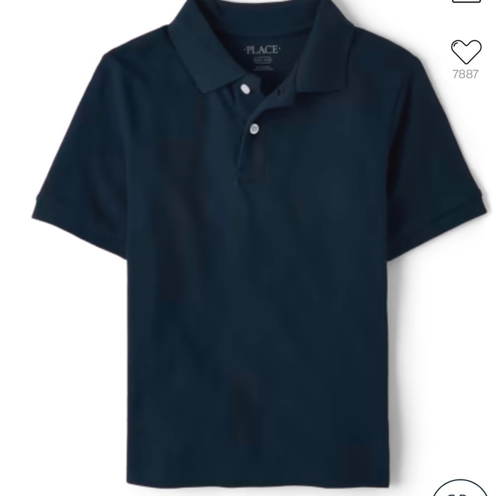 Children’s Place Boys Uniform Pique Polo